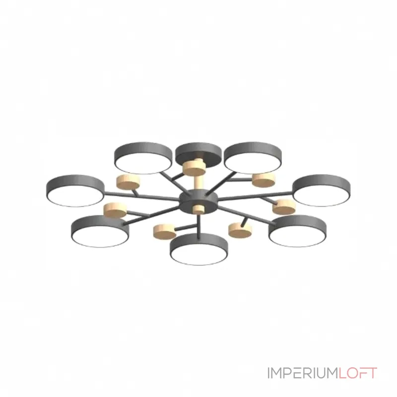 Потолочный cветильник LED4U L3205-800 GR Потолочный cветильник LED4U L3205-800 GR