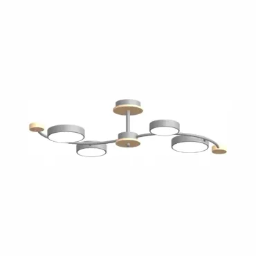 Потолочный cветильник LED4U L3206-800 GR Потолочный cветильник LED4U L3206-800 GR