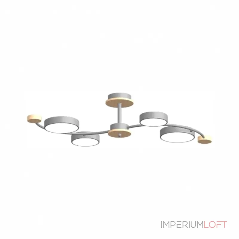 Потолочный cветильник LED4U L3206-800 GR Потолочный cветильник LED4U L3206-800 GR