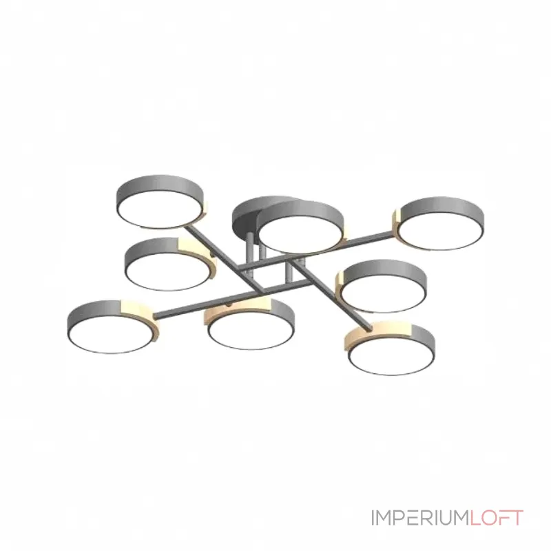 Потолочный cветильник LED4U L3212-840 GR Потолочный cветильник LED4U L3212-840 GR