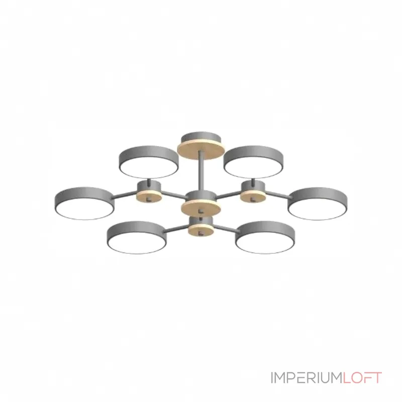 Потолочный cветильник LED4U L3216-730 GR Потолочный cветильник LED4U L3216-730 GR