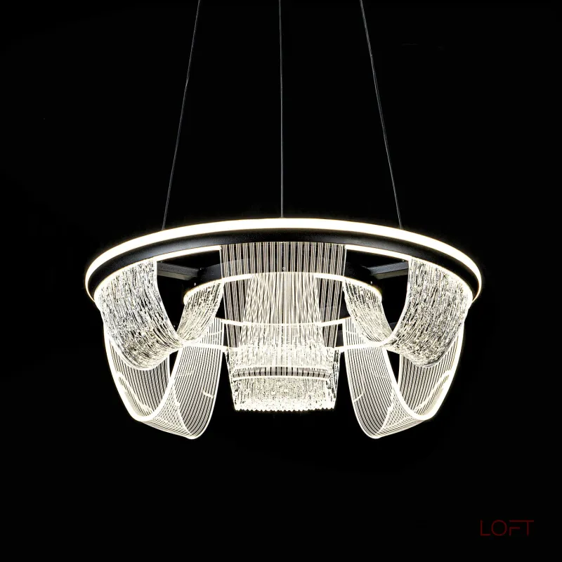 Подвесной cветильник LED4U L7706-460 BK