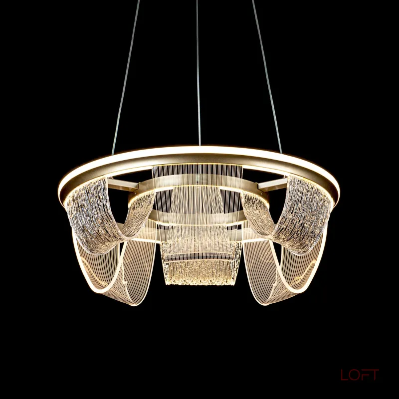 Подвесной cветильник LED4U L7706-460 GD