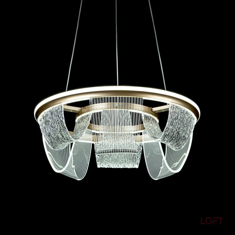 Подвесной cветильник LED4U L7706-460 GD