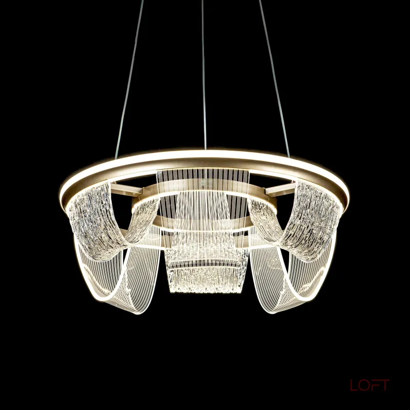 Подвесной cветильник LED4U L7706-460 GD