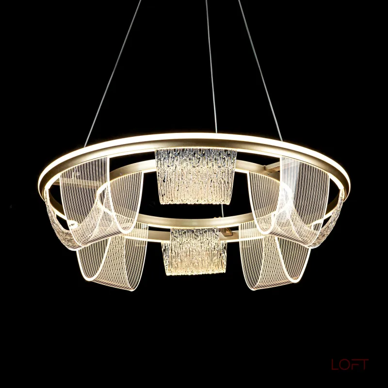 Подвесной cветильник LED4U L7706-630 GD