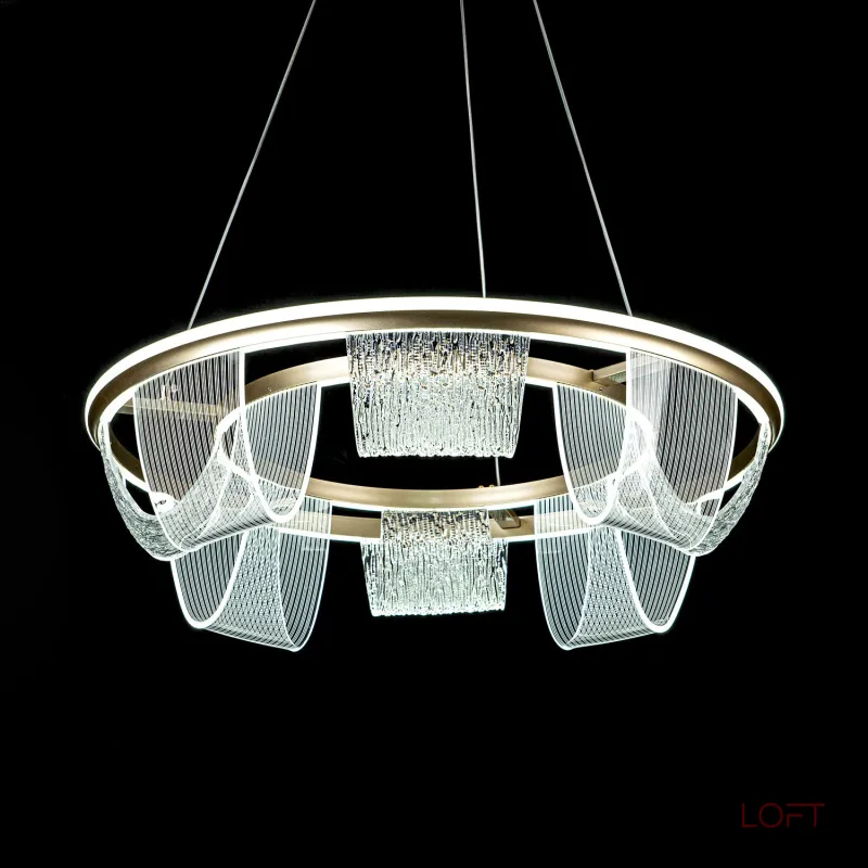 Подвесной cветильник LED4U L7706-630 GD