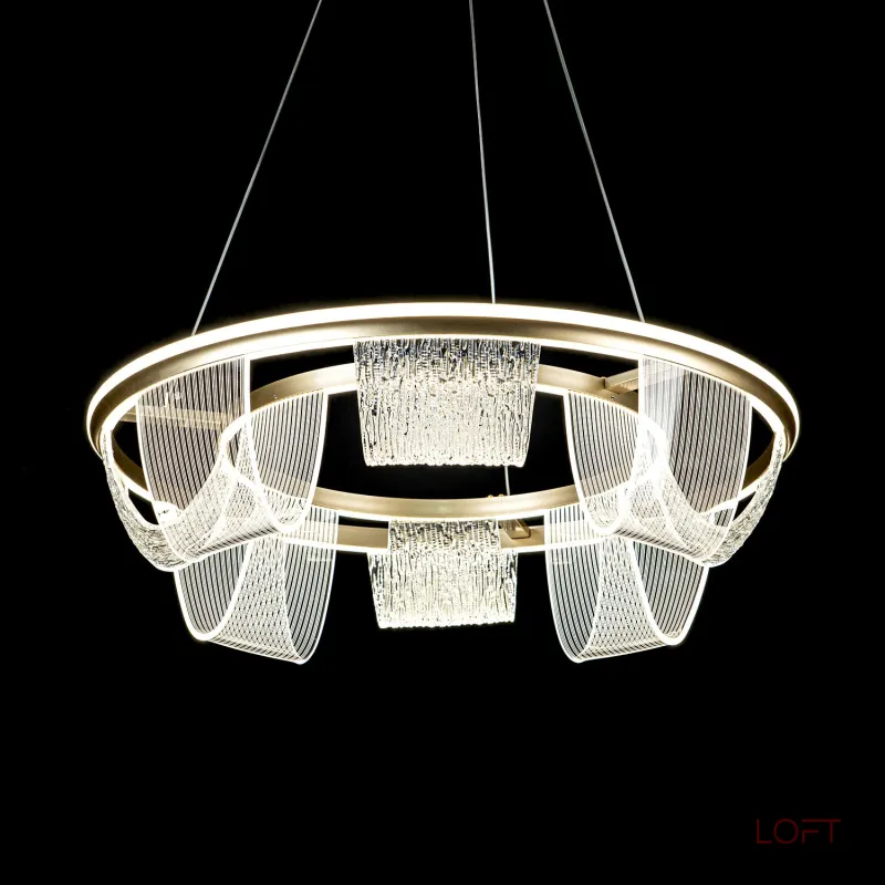 Подвесной cветильник LED4U L7706-630 GD