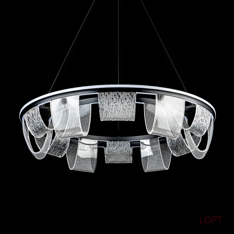 Подвесной cветильник LED4U L7706-800 BK Подвесной cветильник LED4U L7706-800 BK