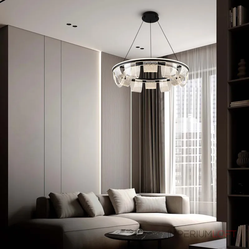 Подвесной cветильник LED4U L7706-800 BK Подвесной cветильник LED4U L7706-800 BK