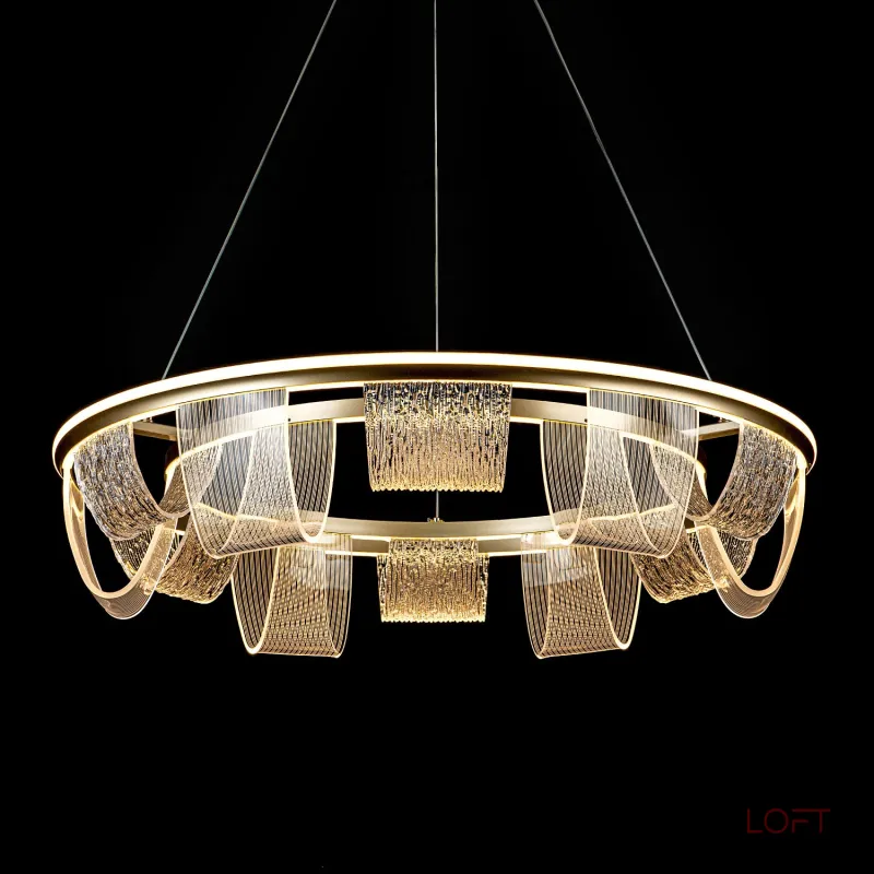 Подвесной cветильник LED4U L7706-800 GD