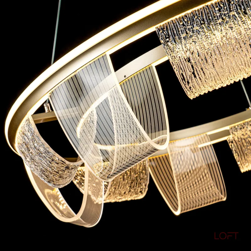 Подвесной cветильник LED4U L7706-800 GD