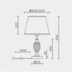 Настольный светильник MODELUX ML.5504.01TL GD