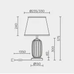 Настольный светильник MODELUX ML.6123.01TL BL