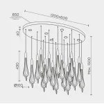 Подвесной светильник MODELUX ML.89181.18 BS