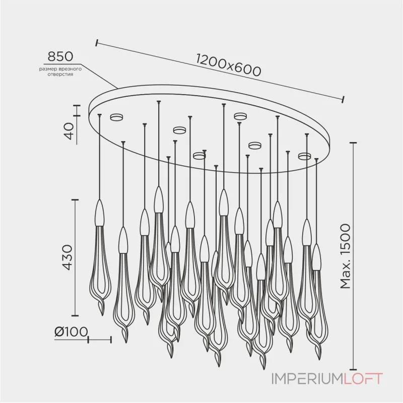 Подвесной светильник MODELUX ML.89181.18 BS Подвесной светильник MODELUX ML.89181.18 BS