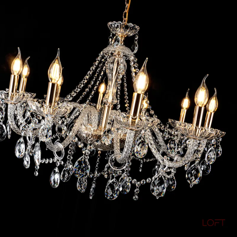 Подвесная люстра MODELIGHT MDL.7068.10HC GD Подвесная люстра MODELIGHT MDL.7068.10HC GD