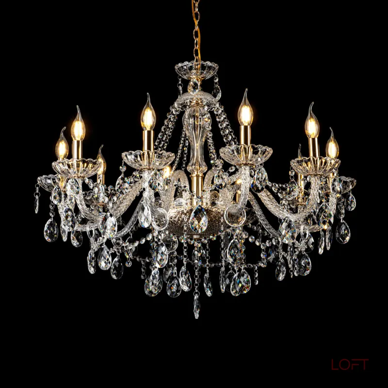 Подвесная люстра MODELIGHT MDL.7068.10HC GD Подвесная люстра MODELIGHT MDL.7068.10HC GD