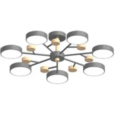 Потолочный cветильник LED4U L3205-800 GR