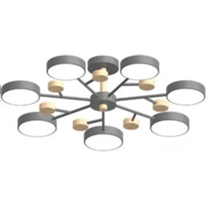 Потолочный cветильник LED4U L3205-800 GR от ImperiumLoft