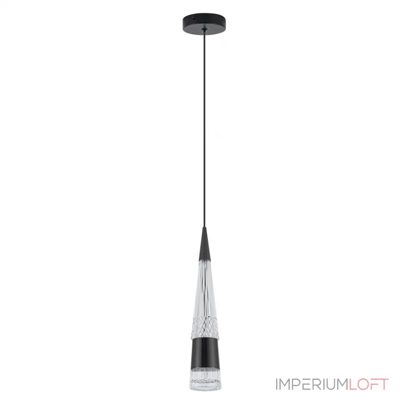Подвесной светильник LED4U L7122-1 CR-BK Подвесной светильник LED4U L7122-1 CR-BK