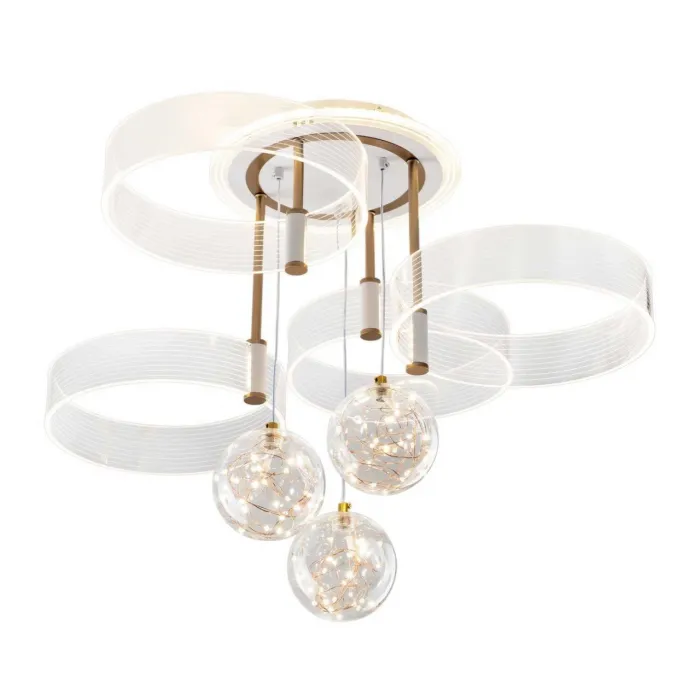 Потолочный cветильник LED4U L1040-750 WT от ImperiumLoft