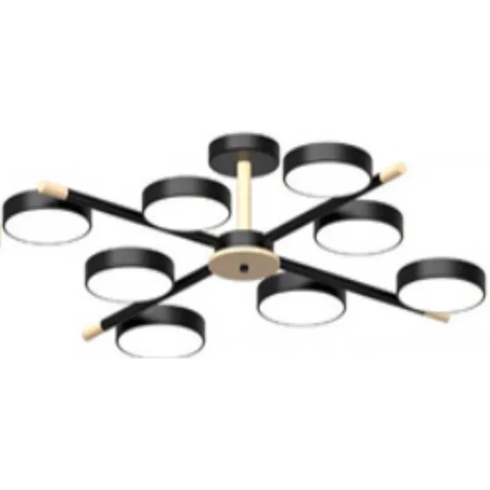 Потолочный cветильник LED4U L3209-860 BK от ImperiumLoft