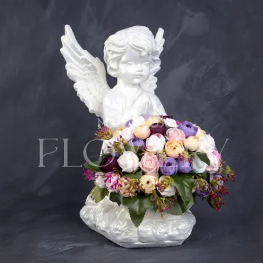 Ангел FLOWERY FL.010.WH.C DG