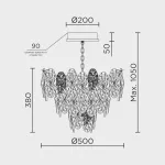 Подвесная люстра MODELUX ML.9528.500 GD