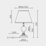 Настольный светильник LED4U L9923 GD