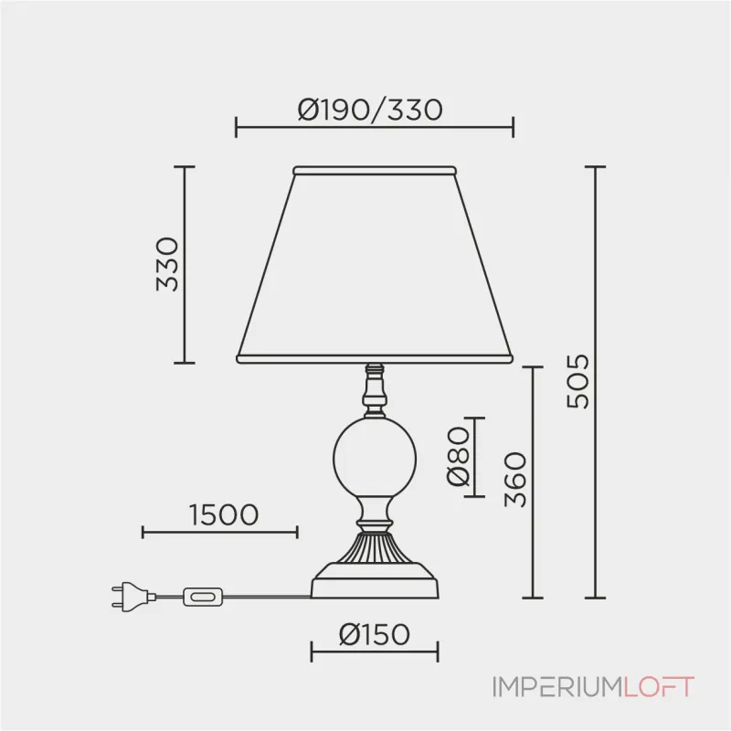 Настольный светильник LED4U L9923 GD