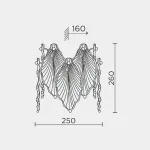 Настенный светильник MODELUX ML.2293.330 GD