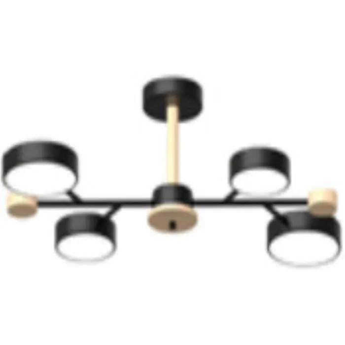 Потолочный cветильник LED4U L3213-670 BK от ImperiumLoft