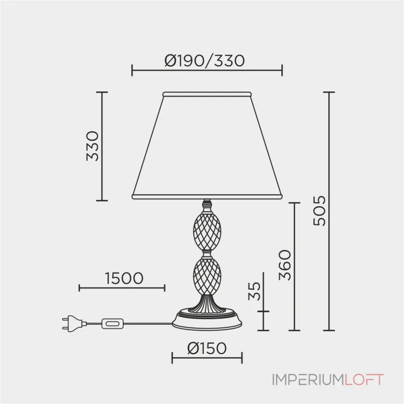 Настольный светильник LED4U L9928 GD Настольный светильник LED4U L9928 GD