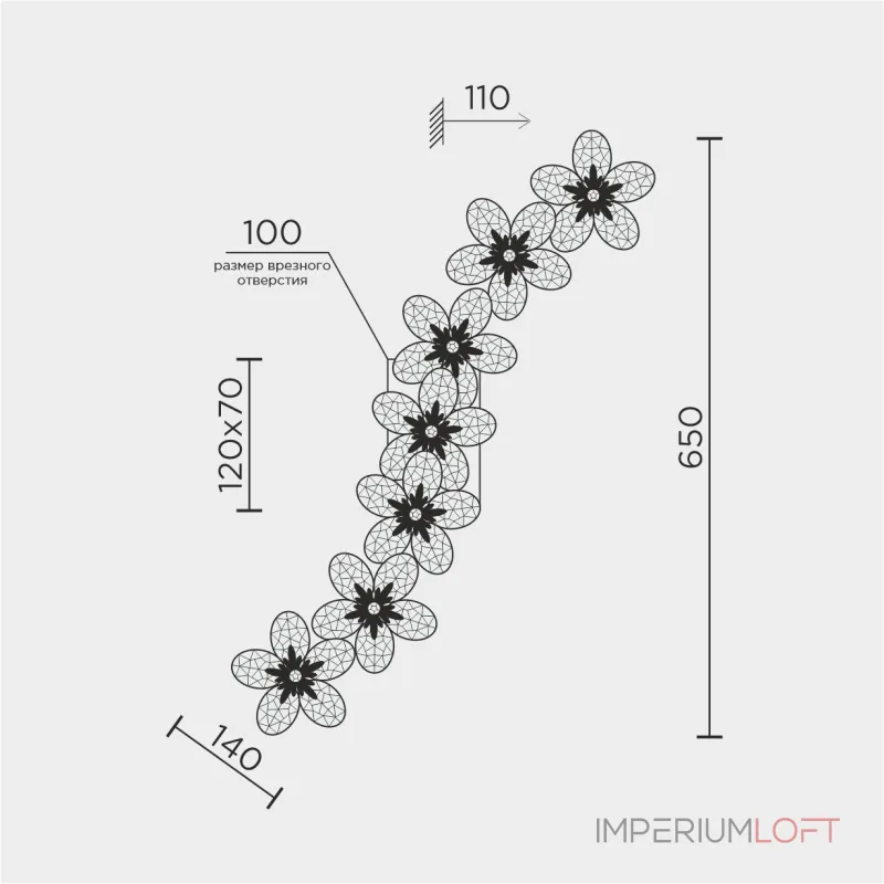 Настенный светильник MODELUX ML.9520.250 GD