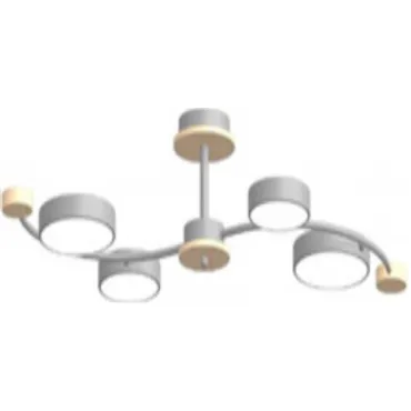Потолочный cветильник LED4U L3206-800 GR
