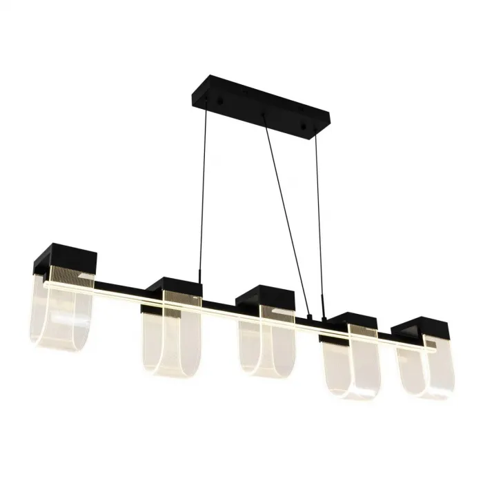 Подвесной cветильник LED4U L7707-1200 BK от ImperiumLoft