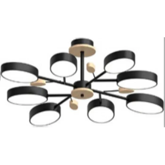 Потолочный cветильник LED4U L3221-850 BK от ImperiumLoft