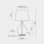 Настольный светильник MODELUX ML.6111.01TL BR