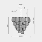 Подвесная люстра MODELUX ML.5660.800 GD