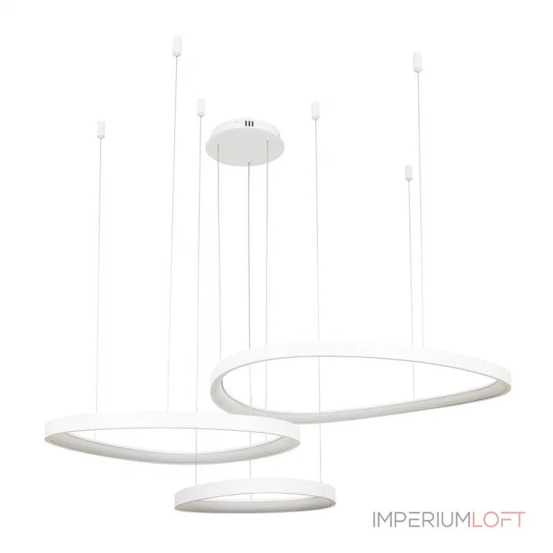 Подвесная люстра LED4U L8805-800-650-450 WH