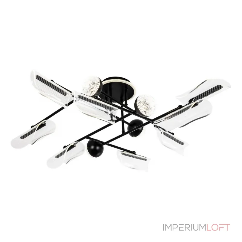 Потолочный cветильник LED4U L3200-12 BK от ImperiumLoft Потолочный cветильник LED4U L3200-12 BK от ImperiumLoft