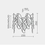 Настенный светильник MODESTYLE MS.2290.02 CR