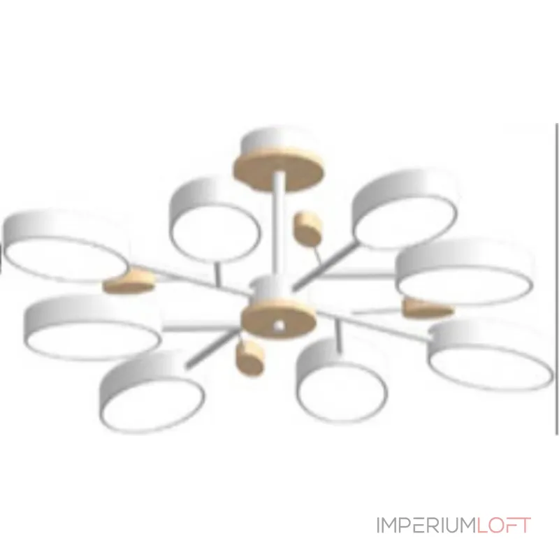 Потолочный cветильник LED4U L3221-850 WH Потолочный cветильник LED4U L3221-850 WH