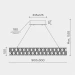 Подвесная люстра MODELUX ML.335.900.300 CR