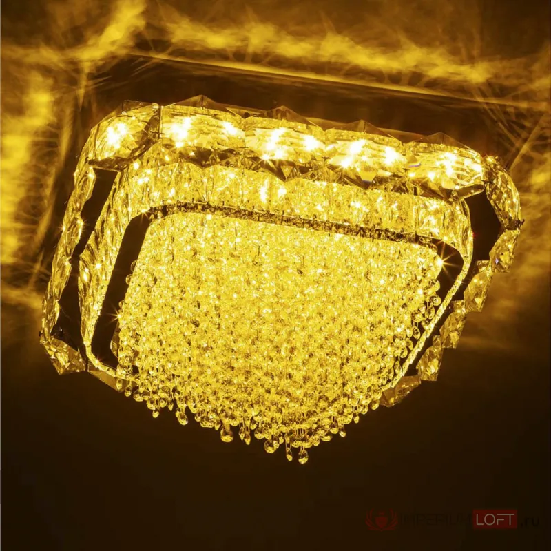 Потолочная люстра LED4U L9428-500-500 с функцией УД от ImperiumLoft