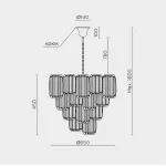 Подвесная люстра MODELUX ML.5660.650 GD