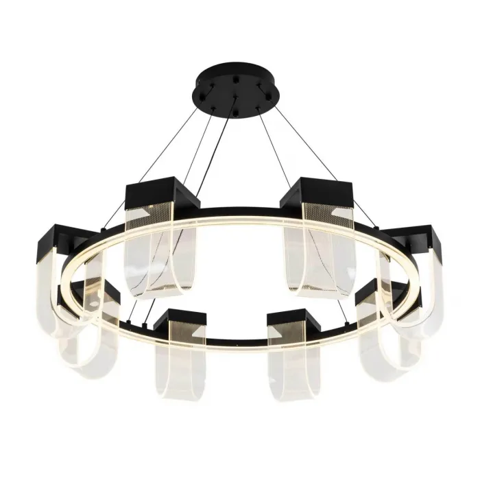 Подвесной cветильник LED4U L7707-900 BK от ImperiumLoft