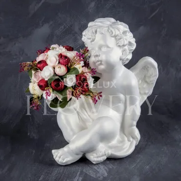 Ангел FLOWERY FL.029.WH.В DG