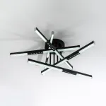 Потолочный светильник LED4U L5115-5 BK